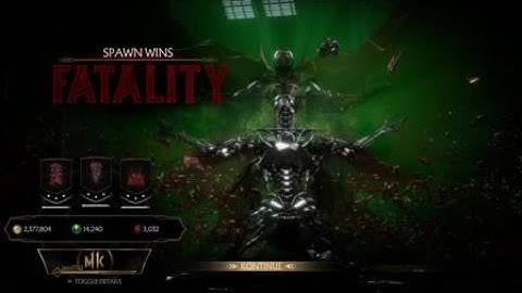 Mortal Kombat 11 : Spawn vs T-800 2nd Fatality