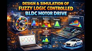 Design and Simulation of Fuzzy Logic Controlled BLDC Motor Drive | MATLAB Simulink Project