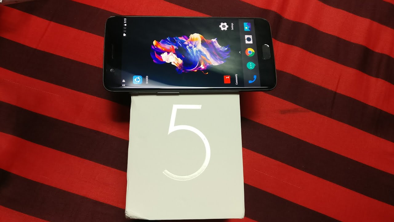 Oneplus 5 unboxing buy from Amazon India # world smartest phone 