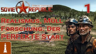 Realismus, Müll, Forschung: Der perfekte Start ♚ Let's Play Workers & Resources 1 | deutsch