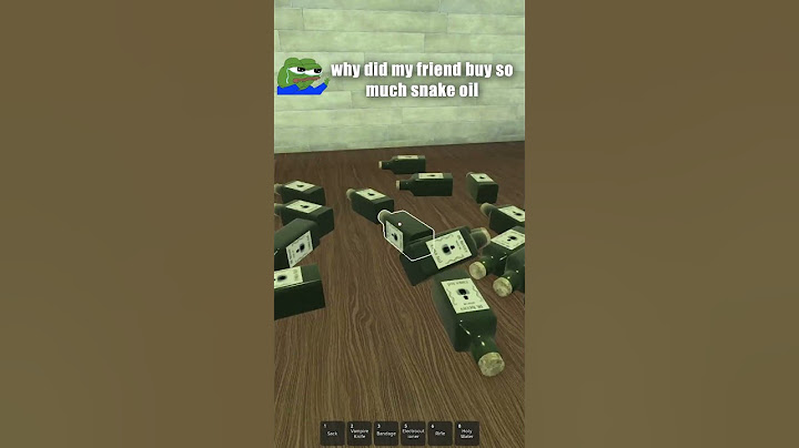 why did he buy so much snake oil #deadrails #roblox