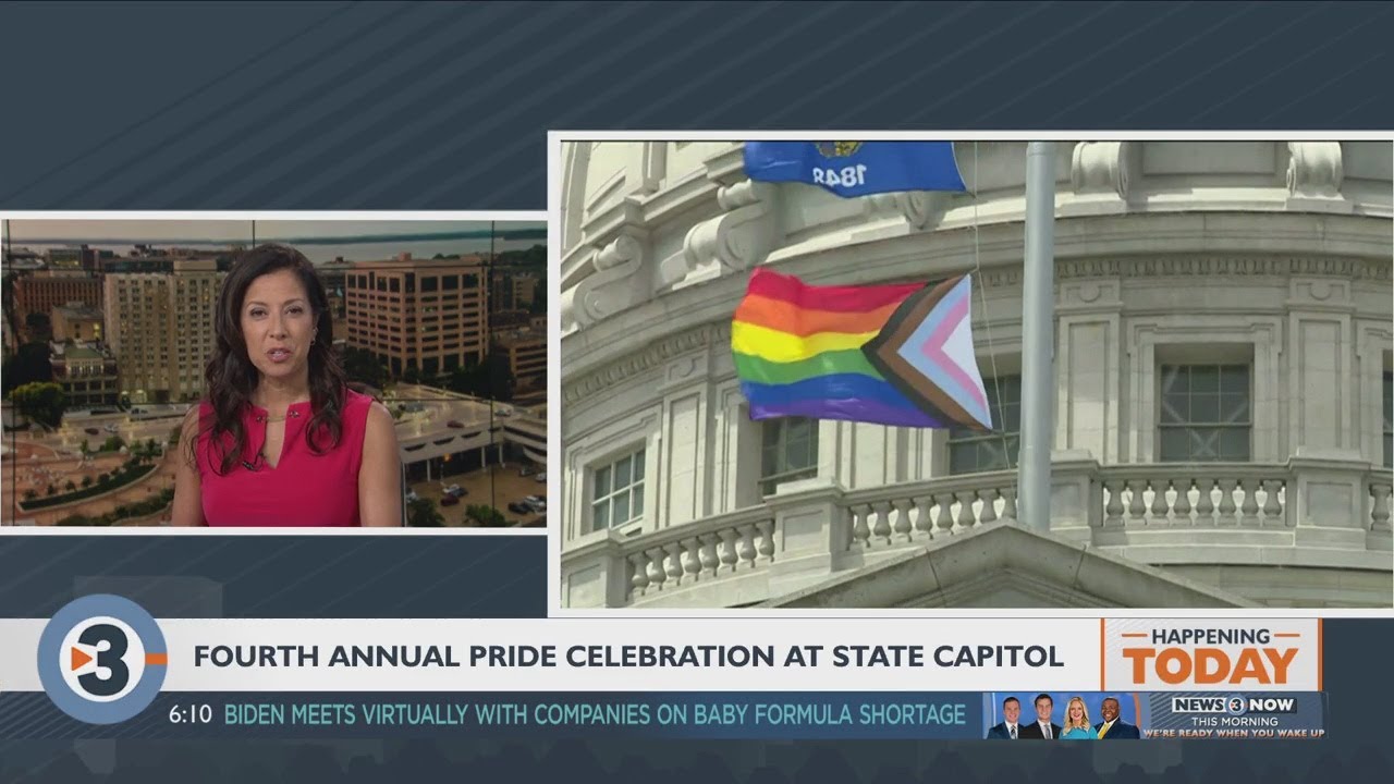 Wisconsin raises Progress Pride Flag above Capitol for first time ever