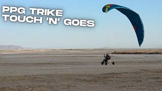 Paramotor Trikes Are WAY Better Than People Think -  Touch 'N' Go Practice