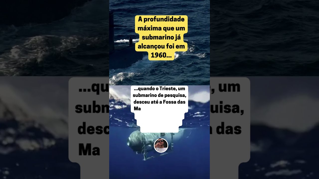 O Submarino Trieste e a Incrível Descida à Fossa das Marianas