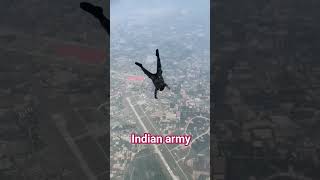 Para commandos jump🔥✈️ #shorts  #army #respect #military #trending #yt #commando jump #jump #para sf