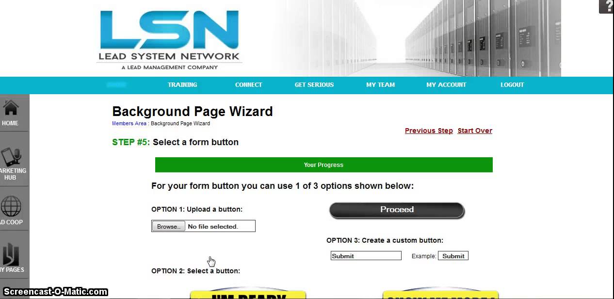 How To Create A Capture Page With Lead System Network - YouTube