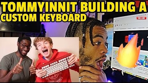 Glarses Surprised TommyInnit With A Custom Keyboard... (INSANE REACTION) By Curtis Beard | Dream SMP