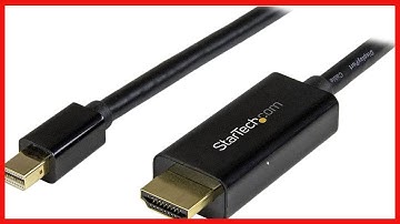 StarTech.com 6ft Mini DisplayPort to HDMI Cable - 4K 30hz Monitor Adapter Cable - mDP PC or Macbook
