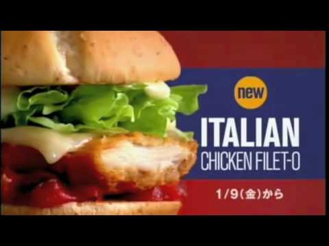 イタリアンチキンフィレオTVCM  Greg Irwin