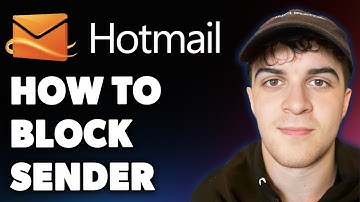 How to Block Sender in Hotmail - How to Block Email on Hotmail (Full 2025 Guide)