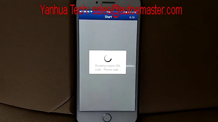 YANHUA ACDP  Read CAS3 ISN code via OBD