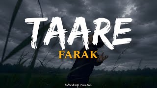 Taare | Farak, Saswat Balan | 10A | Official Audio | New Hindi Song | WONTOP MUSIC