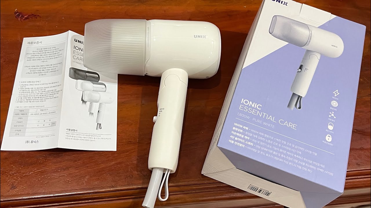Unboxing & Review Unix Ionic Essential Care Hair Dryer YouTube
