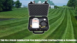 The PG2 For Finding Buried Pipes on Large or Small Properties  PVC Pipe Locator