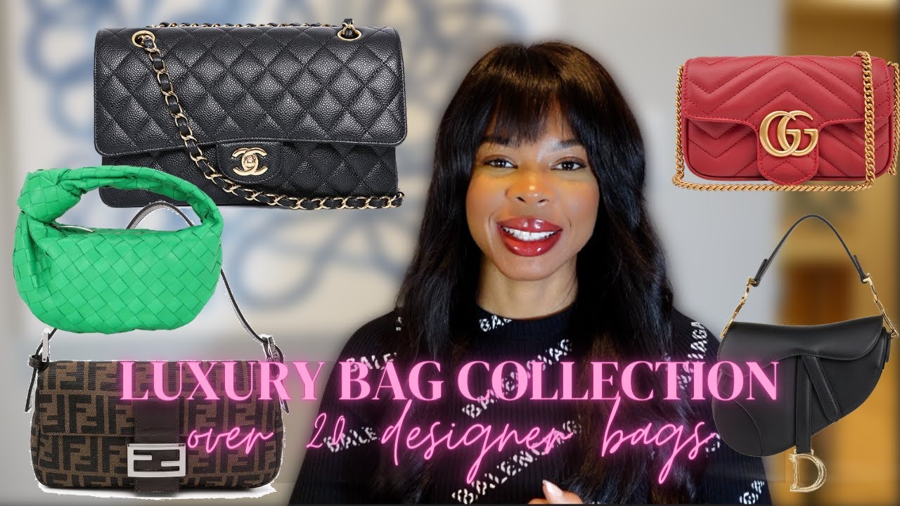 2022 LUXURY HANDBAG COLLECTION  ft. CHANEL, LOUIS VUITTON, GUCCI, DIOR, YSL..  