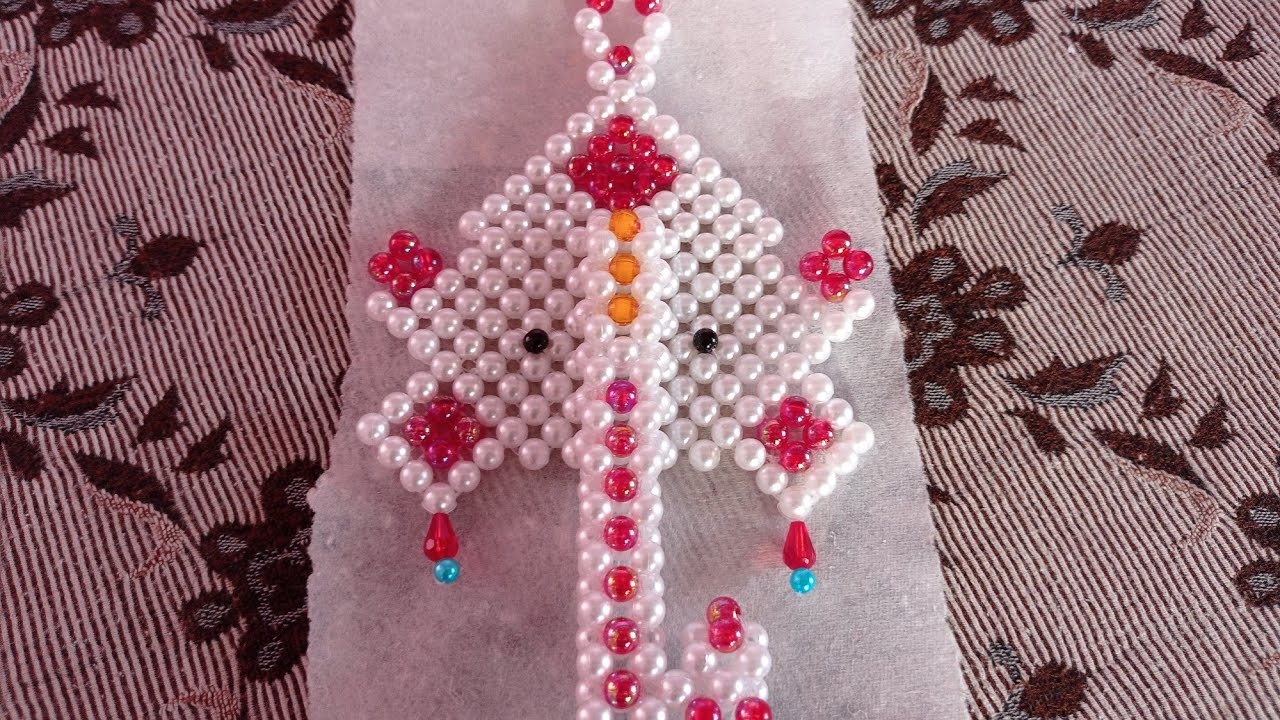Beading Ganesha Wall hanging Tutorial Part - 1 (1/2)