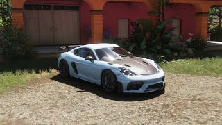 Porsche 718 Cayman GT4 RS (tunnel run) - Forza Horizon 5 Gameplay | Logitech G920