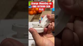 Change Mounting Position on RING OUTDOOR CAM PLUS