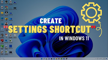 How to Create Settings Shortcut in Windows 11✅