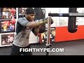 RYAN MARTIN GOES "RAPID-REFLEX" ON THE BOXING BAR; PERFECTING CAT-LIKE REFLEXES FOR RETURN