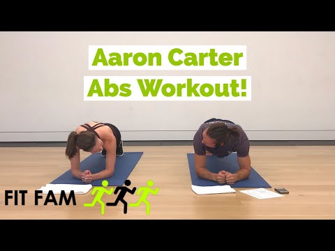 FitFam Aaron Carter Abs Workout