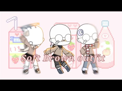 wallpapers Aesthetic Gacha Club Outfits Codes 4 soft brown outfit ideas gacha club