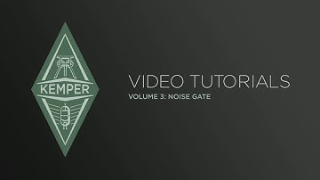 Kemper Profiler Tutorials - Noise Gate (japanese)