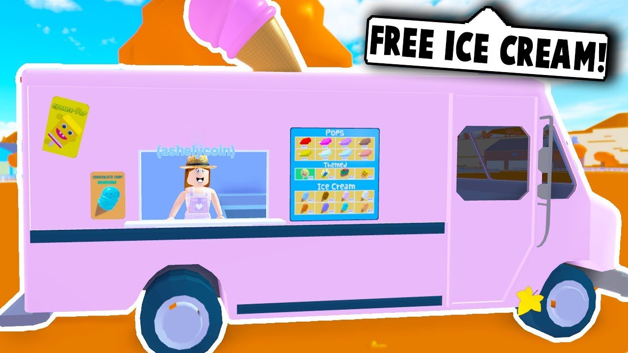 Free Ice Cream Truck Business Roblox Roleplay - 