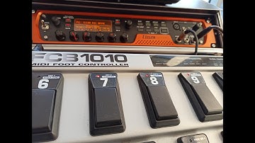 Behringer FCB1010 my Eleven Rack setup