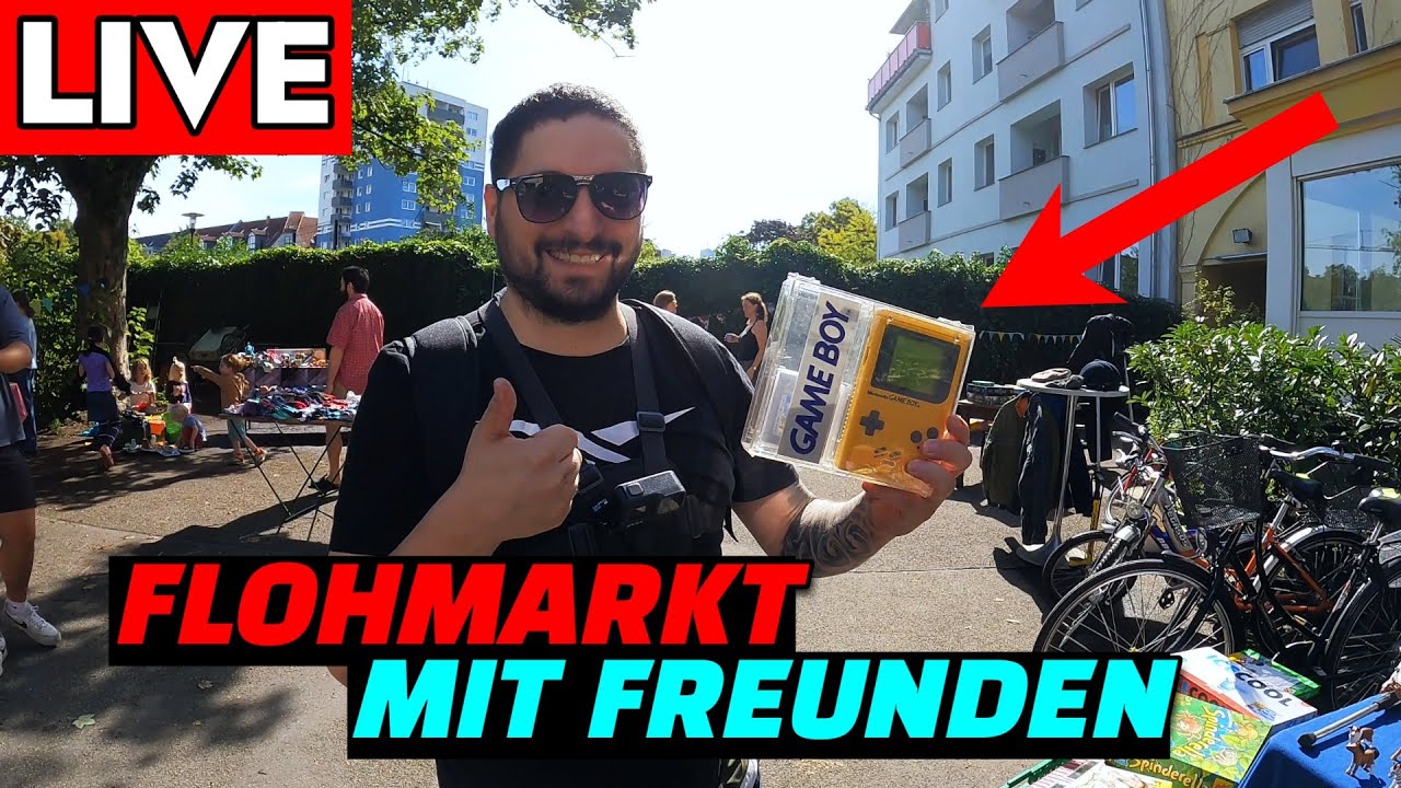 LIVE Flohmarkt Action - Retro-Funde mit 