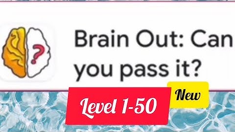 Brainout : can you pass it #newupdate 2024 level 1-50