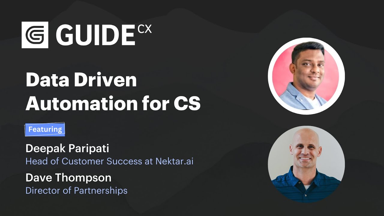 Data Driven Automation for CS