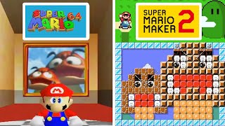 Super Mario 64 FULL GAME Super World Recreated in Super Mario Maker 2