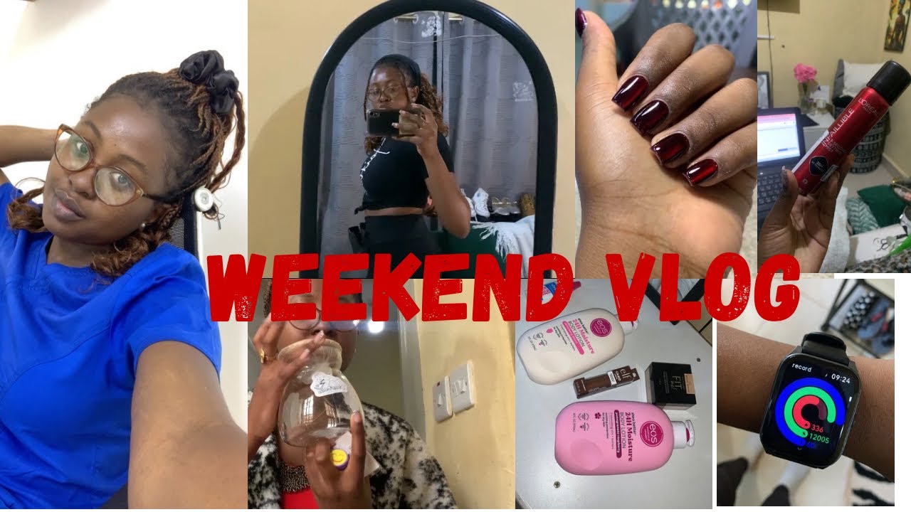 Weekend vlog(Work,Finally begun running,Hauls,Friend gift exchange,Nail appointment)and more