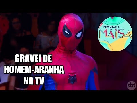 Me vesti de Homem-Aranha no SBT e olha no que deu...
