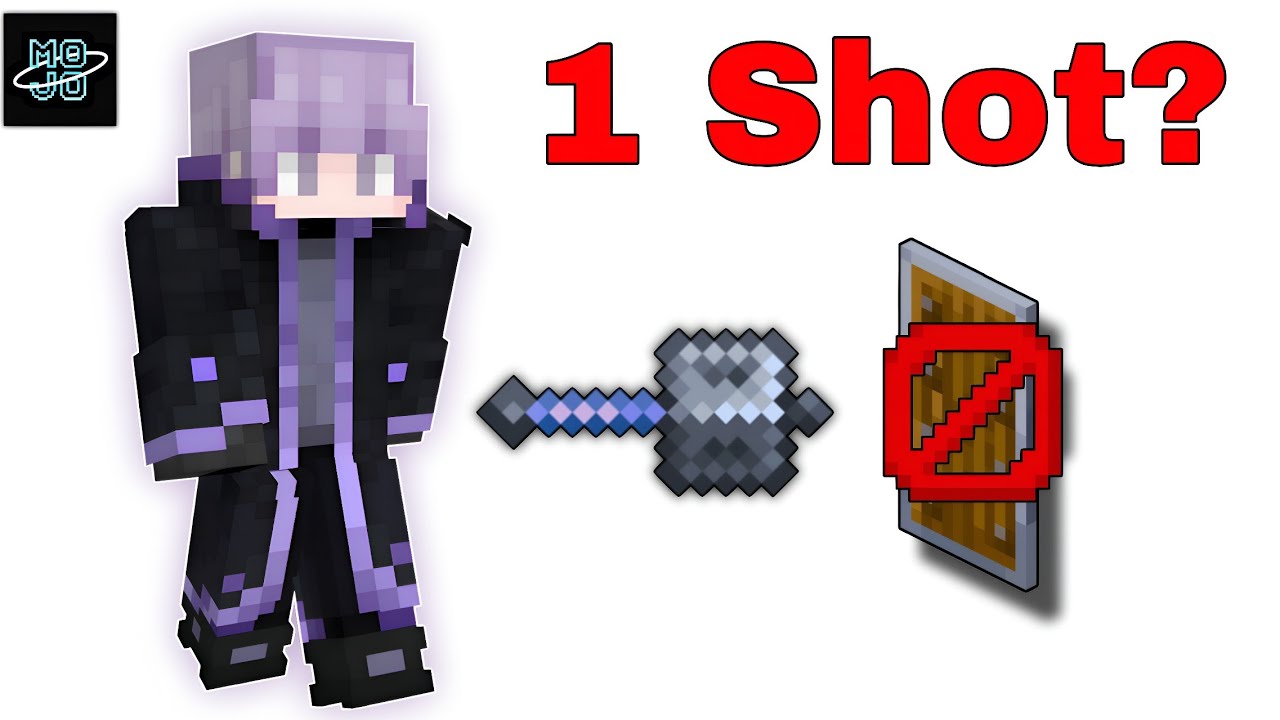 How to Instantly Break Shield like @rappturemc with mace in Mojo / Pojav Luncher