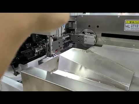 Automatic Both Ends Flat Ribbon Cable Cutting, Stripping & Crimping Machine