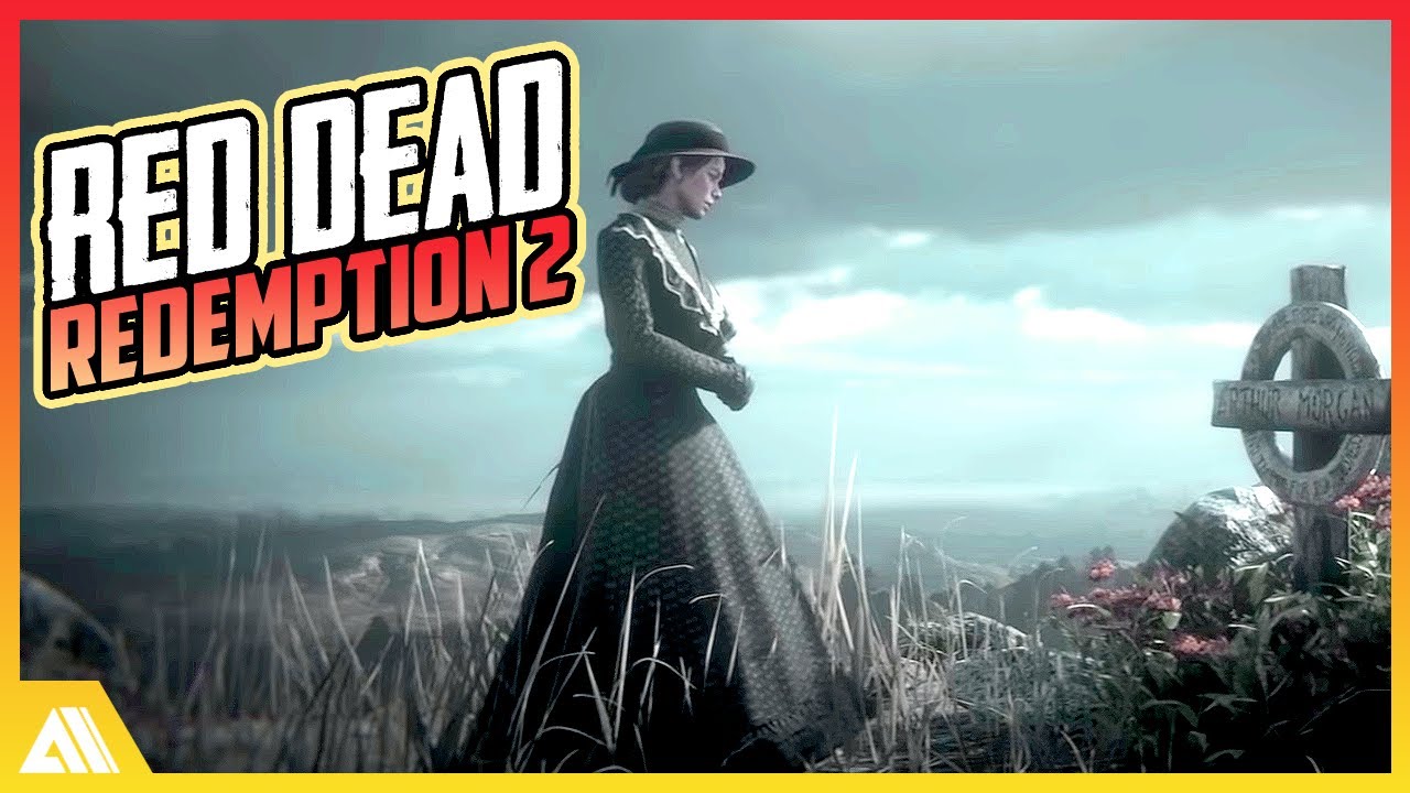 Red Dead Redemption 2 Mary Visits Arthur's Grave (RDR2 Secret Ending