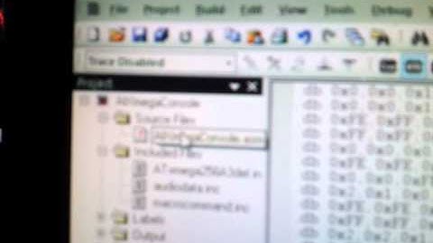 .mod player on atxmega First play test.  a few bugs but it works