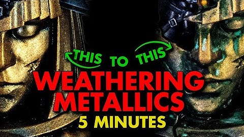 Hoe je echte kopergroen, roest en mos op miniaturen schildert - Super eenvoudig met Dirty Down