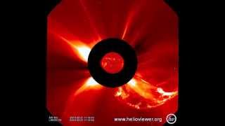 AIA 304, LASCO C2 (2015-02-21 09:37:07 - 2015-02-21 15:35:55 UTC)
