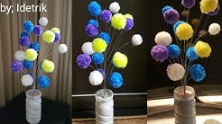 Cara Membuat Bunga Hias Plastik Kresek Bulat |  Beautiful flower craft from crackle plastic - Durasi: 6.23. 