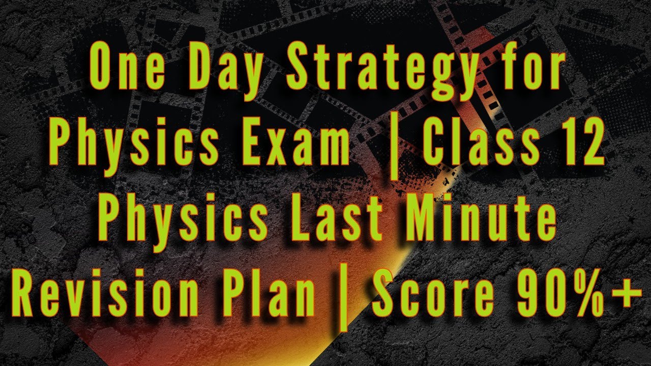How to revise Physics in 24 hours | Time management tips | Numericals solving strategy 🔥