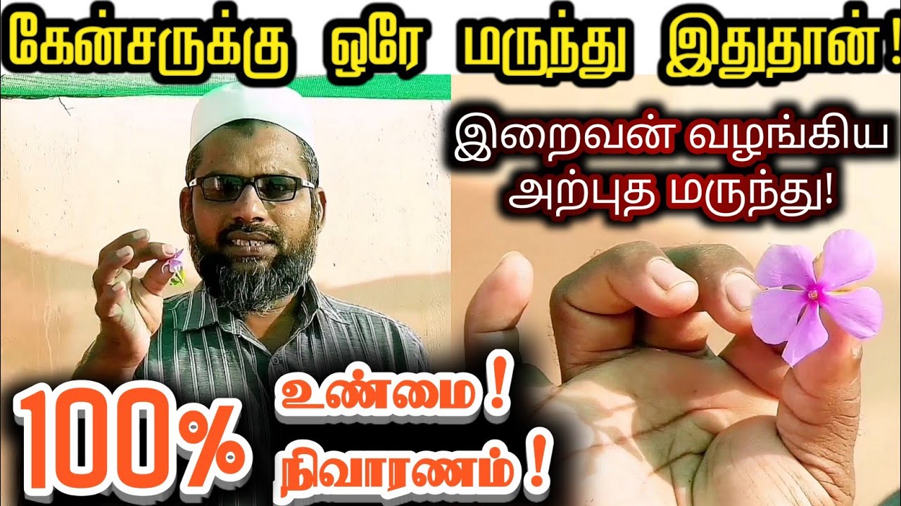 கேன்சருக்கு இறைவன் தந்த ஒரே மருந்து! cancer medicine tamil