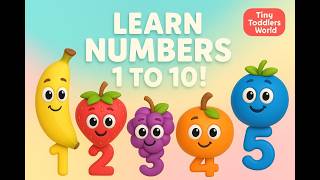 Learn Numbers 1 to 10 with Fruity Fun | Juicy Fruit Numbers for Kids | Tiny Toddlers World screenshot 4