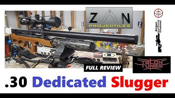 VULCAN 3 (Full Review) + ZAN Slug Accuracy Test / AGT Airgun Technology .30 Slug Gun
