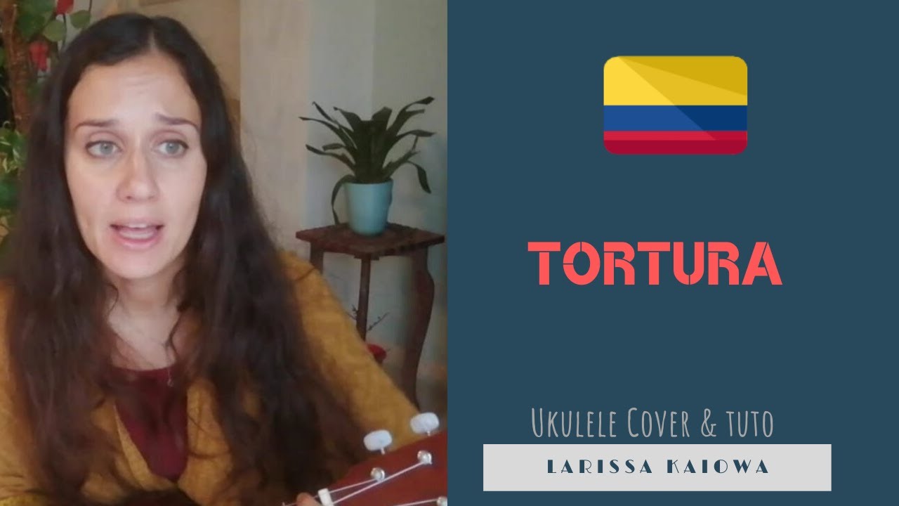 La Tortura Shakira Ukulele Cover Chords Tutorial Youtube