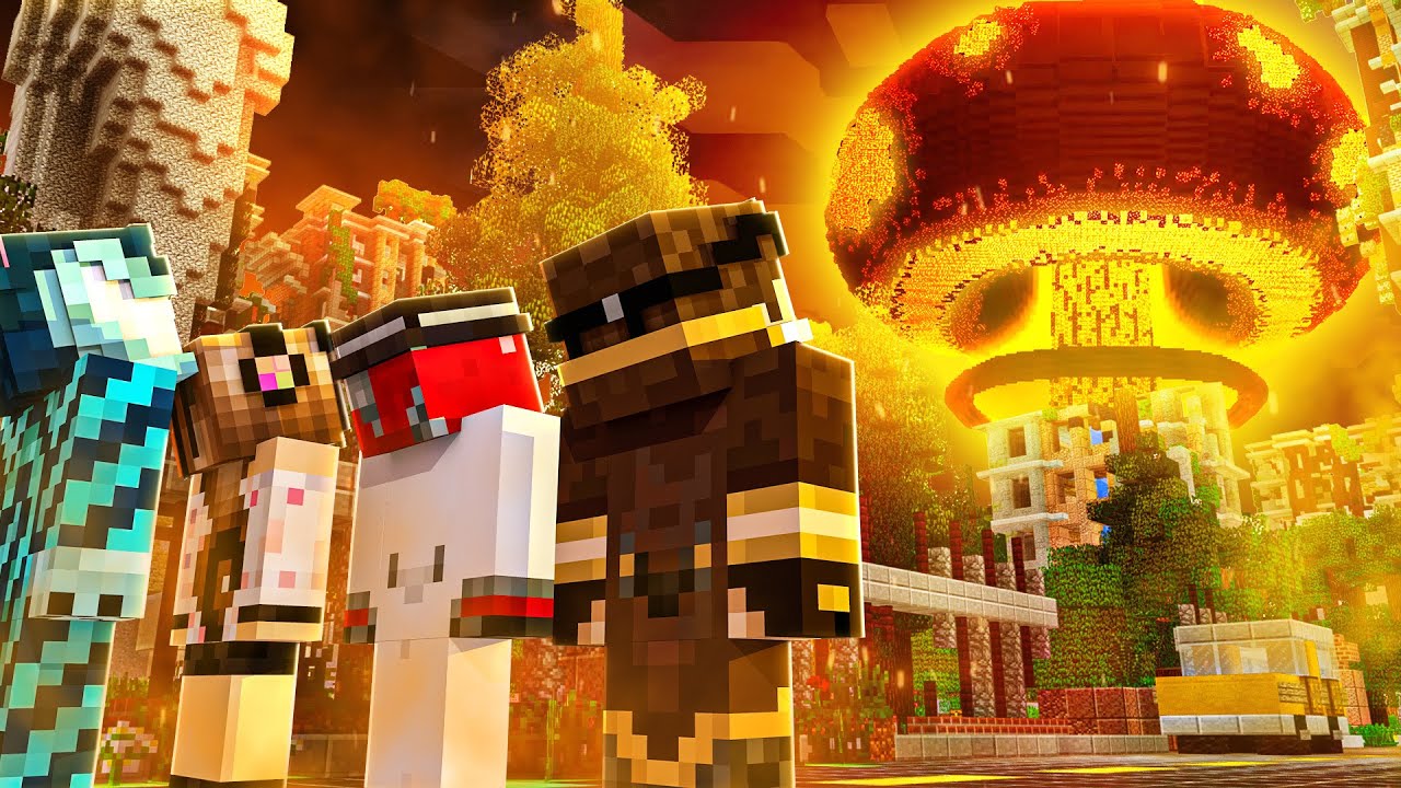 SOPRAVVIVO 24 ORE su MINECRAFT RADIOATTIVO con I MIEI AMICI!