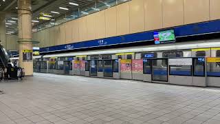 台北捷運341型電聯車往南港展覽館進入BL07板橋站