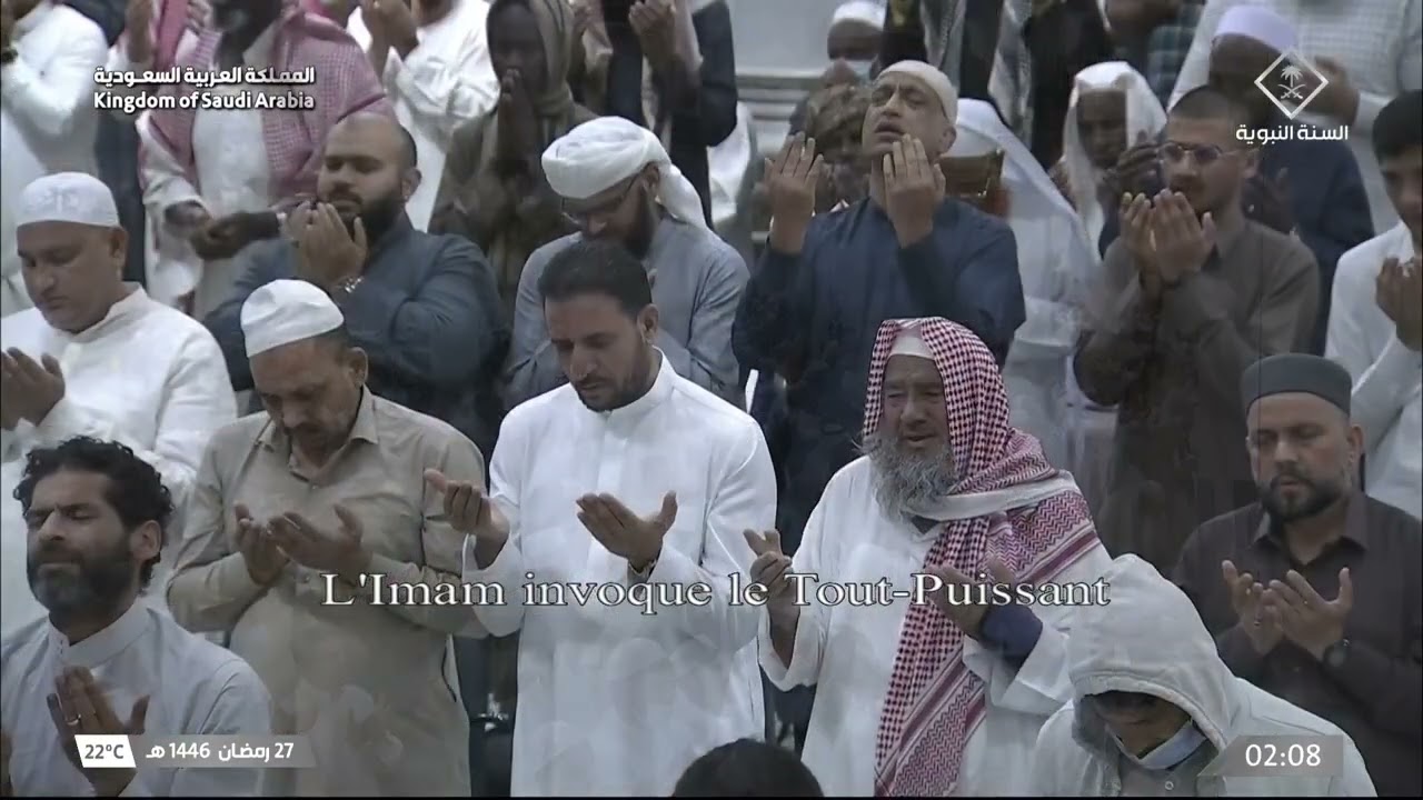 الشفع و الوتر مع دعاء القنوت للشيخ صلاح البدير ليلة 27 رمضان 1446هـ